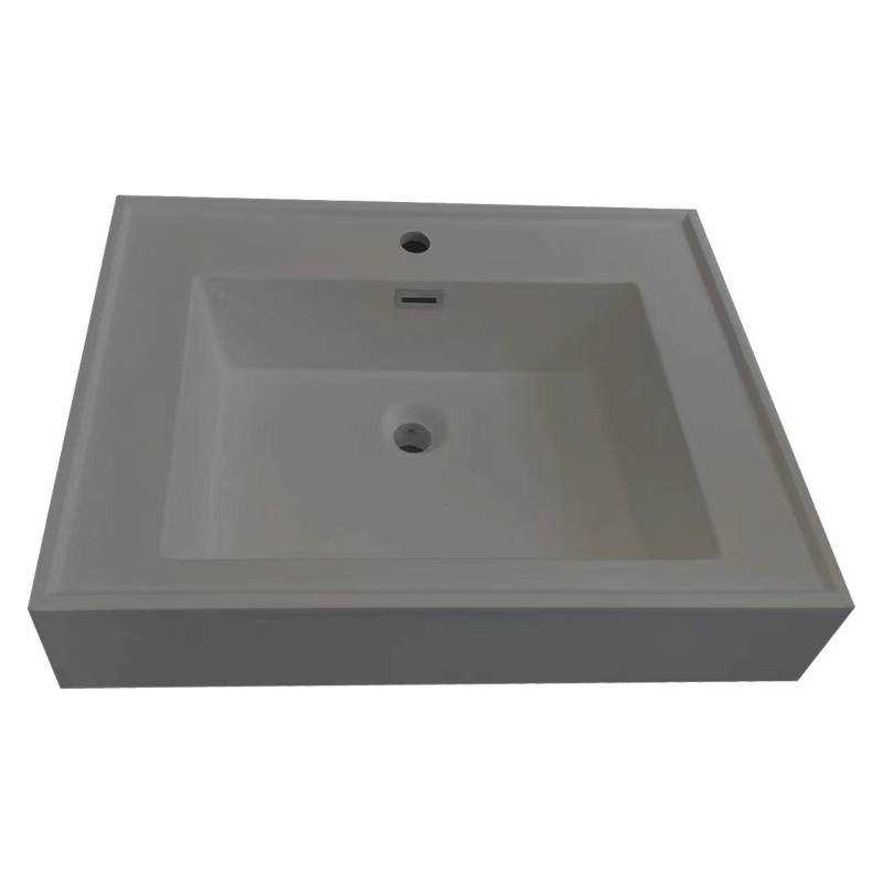 Без бренда XLP5-60G Раковина каменная 60*50*12 см. серый — купить в Алматы